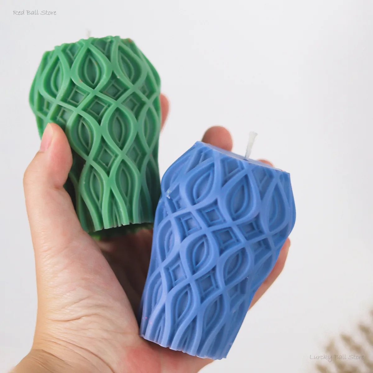Moule à Bougie En Silicone Spirale - Pour DIY Bougies Pilliers, Résine Époxy, 20,6x10,5x2,6 Cm