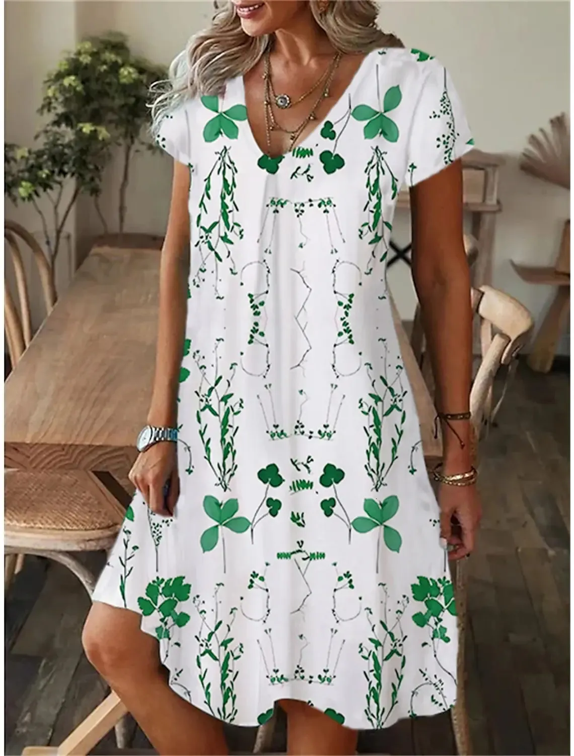 Cotton sundresses with short sleeves online