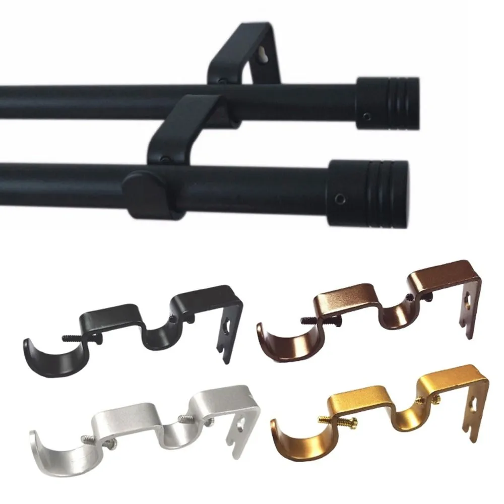 Curtain Rod Brackets Heavy Duty Double Hang Curtain Rod Holder for Shower  and Window Frame from Dhgate Shower Curtains - price 6.99, image size:1000x1000