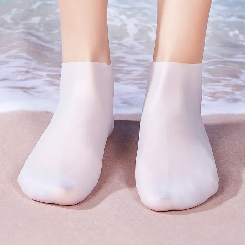 Womens Silicone Water Socks: Non-Slip Aqua Shoes for Beach