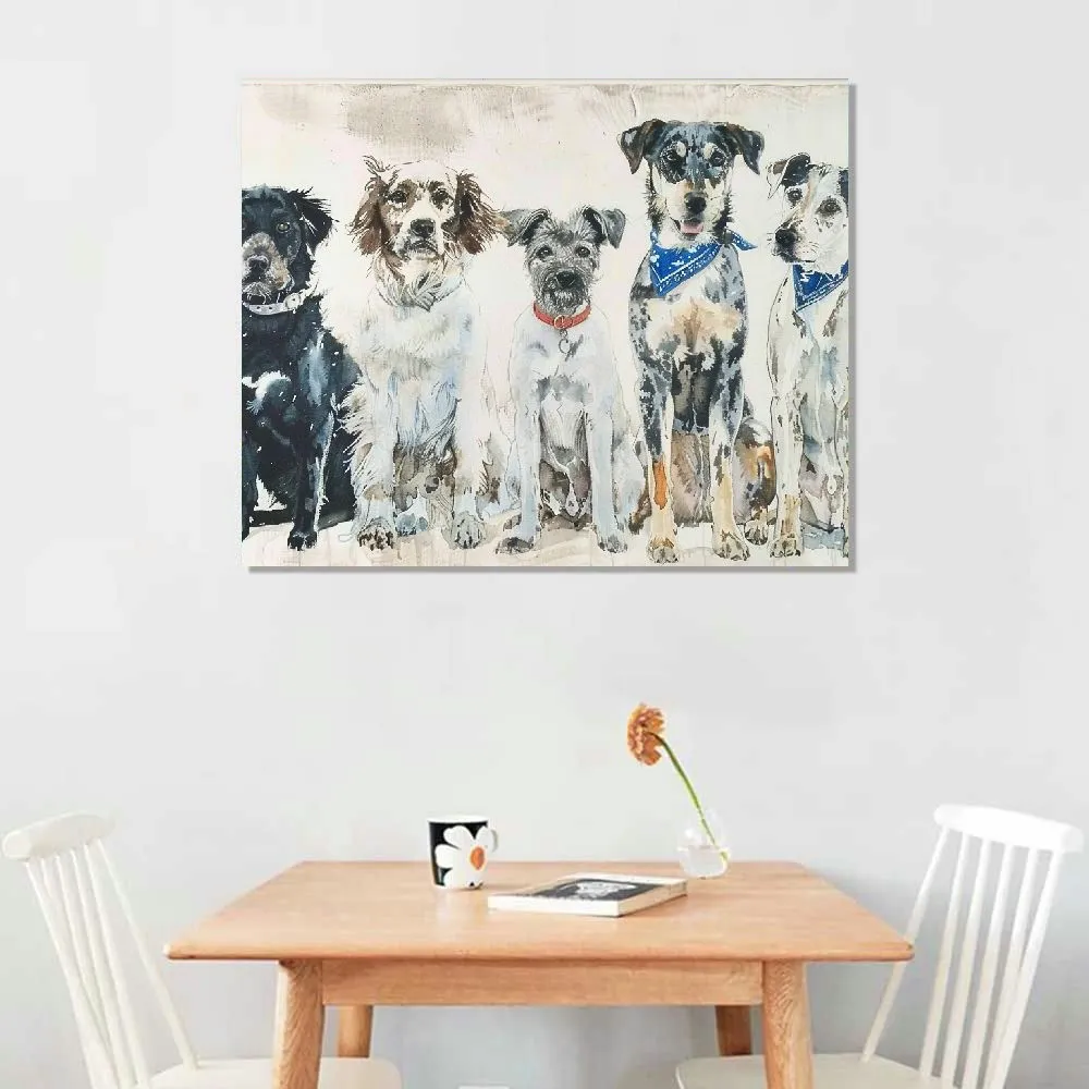 dog picture wall ideas