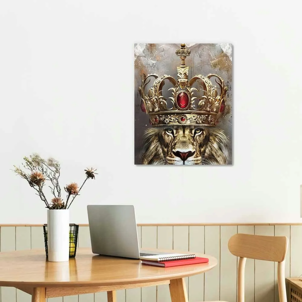 King And Queen Crown Wall Decor
