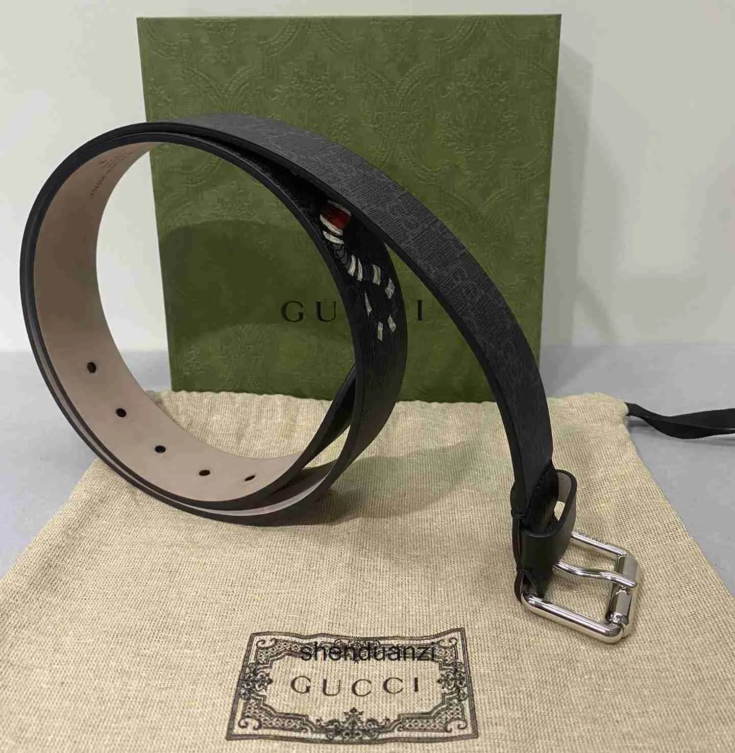 Statement belt without box The No Buckle Belt - Main Street Forge main image 3