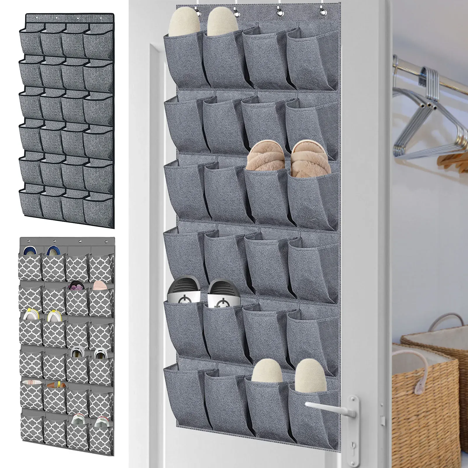 Basket for shoes by door store
