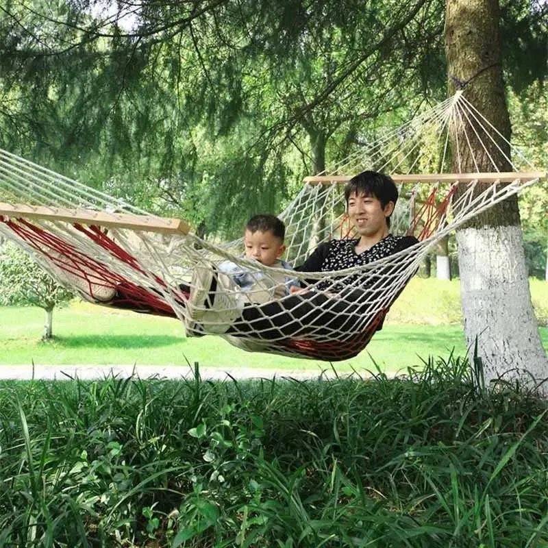 All-Season Hammock Swing Net Portable Parachute Fabric Hanging - Main Image