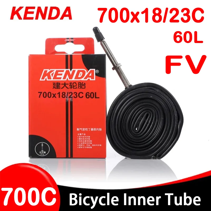 DHgate Premium 700C Kenda Road Bike Inner Tube Set with Presta and Schrader Valves Sports Outdoors