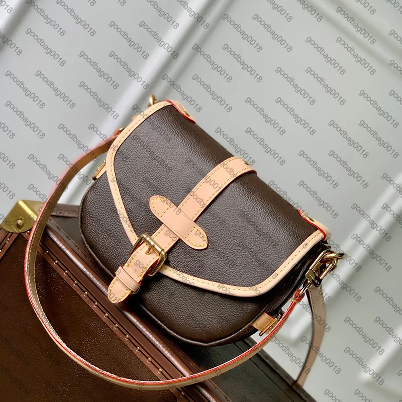 Designer Saddlebag Luxurious Saumur BB Crossbody Bag in Genuine Leather