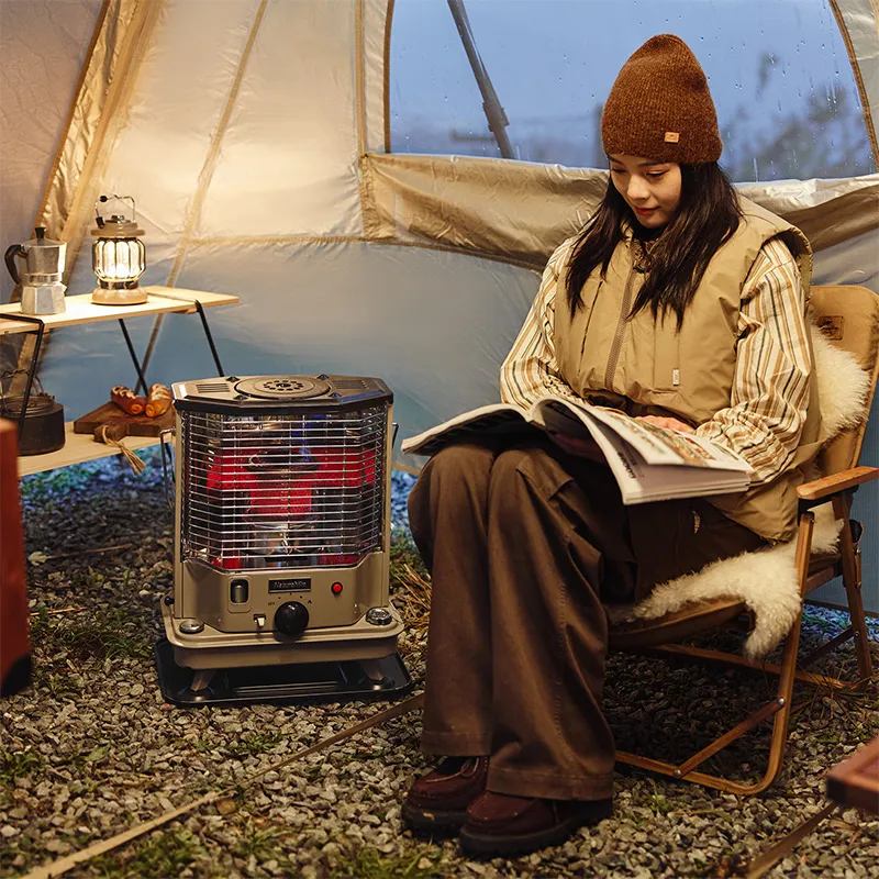 10000 BTU Kerosene Heater With Grill - Portable Indoor/Outdoor Heater For Camping & Emergencies