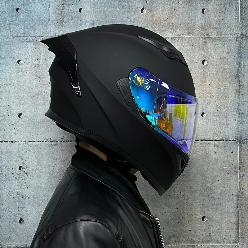 Leather racing helmet hot sale