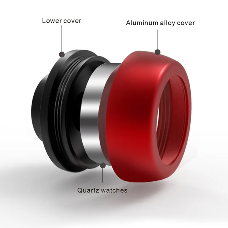 バイクステムキャップクロックヘッドセットウォッチマウンテンオートバイステムMTBヘッドセットハンドルハンドルバーシャンドルバル時計装飾