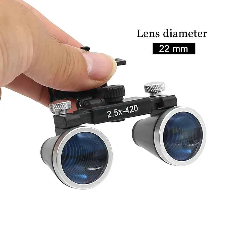 Clip On Magnifying Spectacles: 2.5X/3.5X Galilean Binocular Dental ...