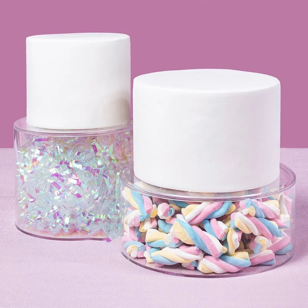 Round Acrylic Cake Display Board 10 in Diameter Cake Edge Smoother Cake ...
