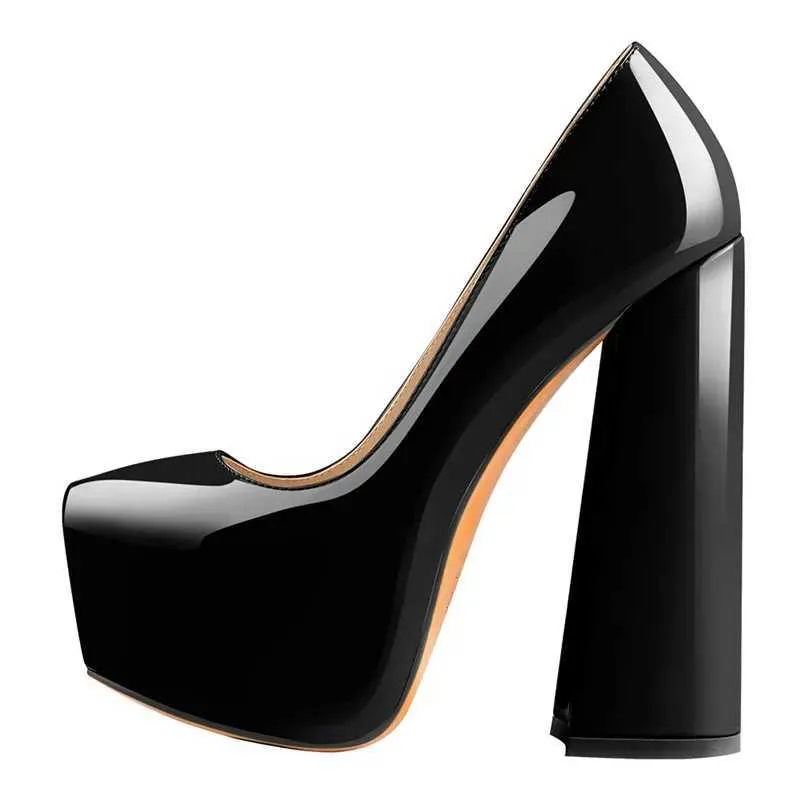 Round toe platform pumps cheap