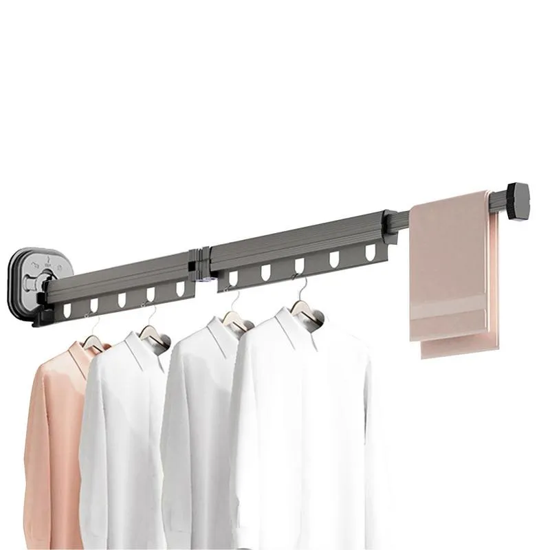 Wall Hanging Clothes Drying Rack Retractable Accordion Design