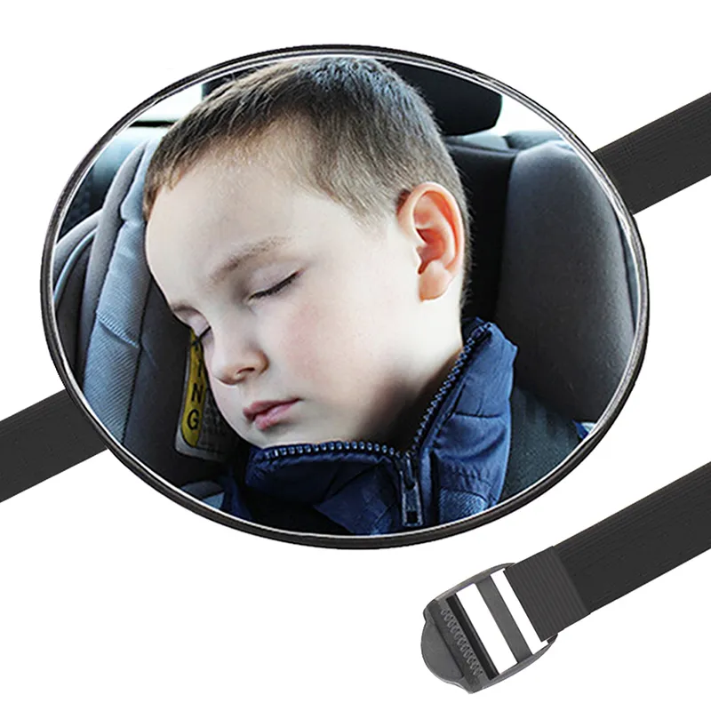 DHgate 17x17cm Baby Car Mirror for Rear Facing Infants Wide View Square Safety Mirror for Kids Automobiles Motorcycles