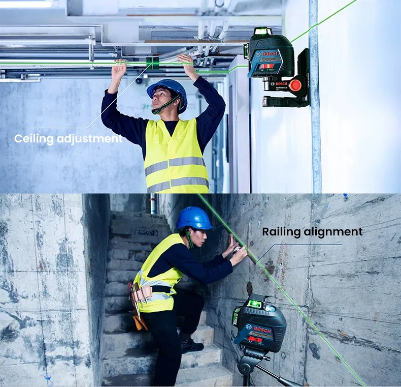 Bosch GLL30G/Gll3 60Xg 3D 3 Planes 12 Line Green Beam
