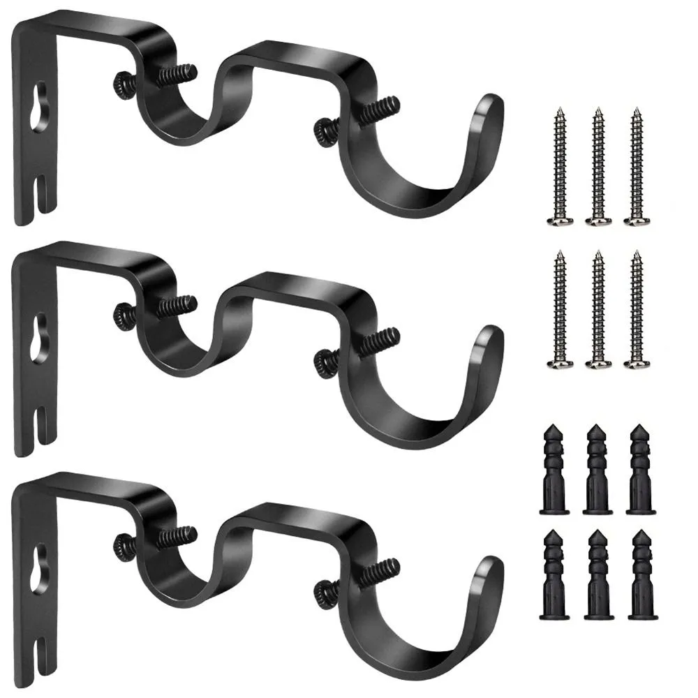 Curtain Rod Brackets Heavy Duty Double Hang Curtain Rod Holder for Shower  and Window Frame from Dhgate Shower Curtains - price 6.99, image size:1000x1000