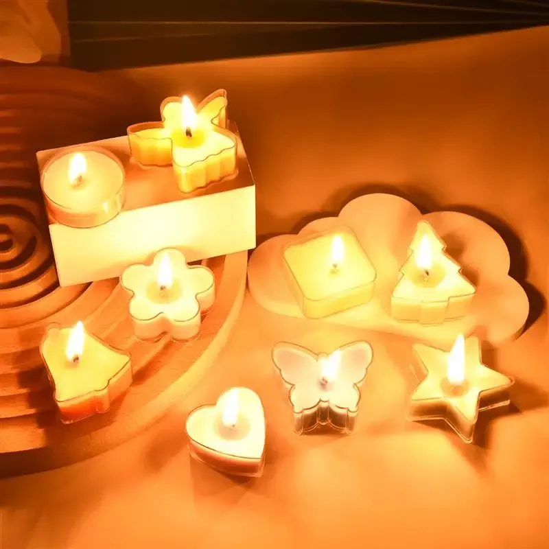 DHgate.com:Heart-Shaped Candle Tins: 5-Pack DIY Candle