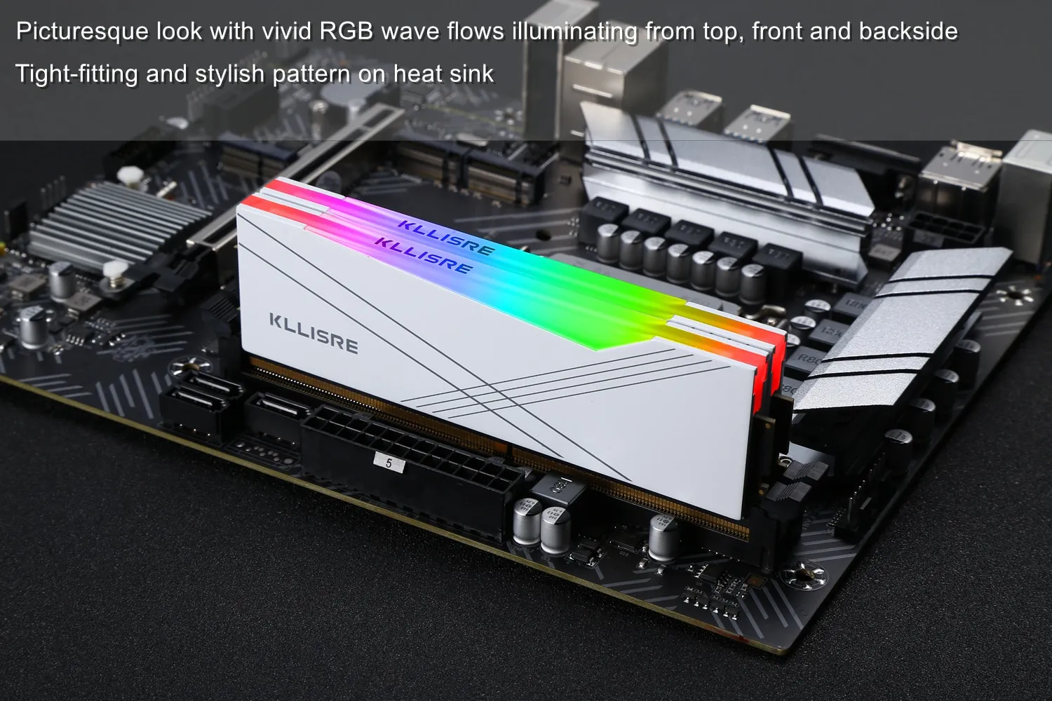 Kllisre DDR4 16GB 3200MHz RGB Desktop DIMM Memory 1.35V High