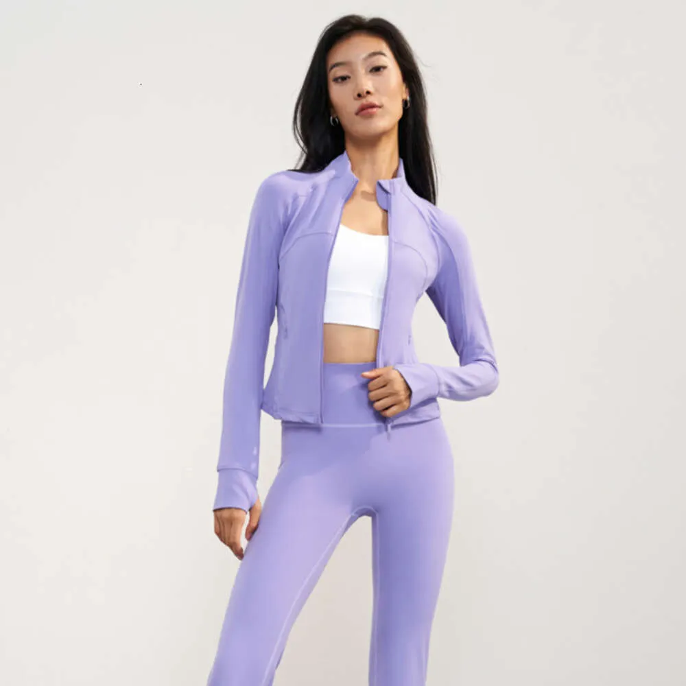 Purple workout jacket sale