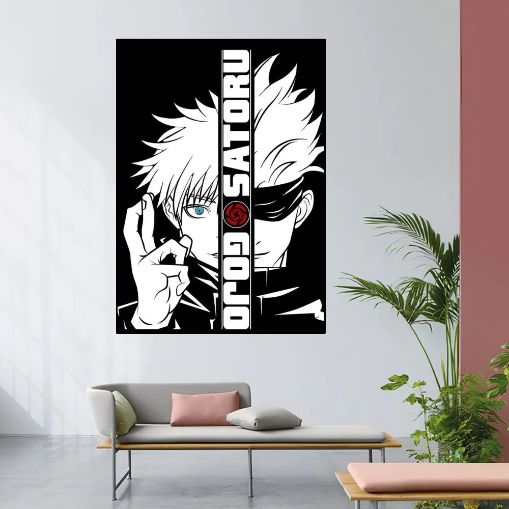 Jujutsu Kaisen Gojo poster my wall - Aesthetic Art Wall Sticker for ...
