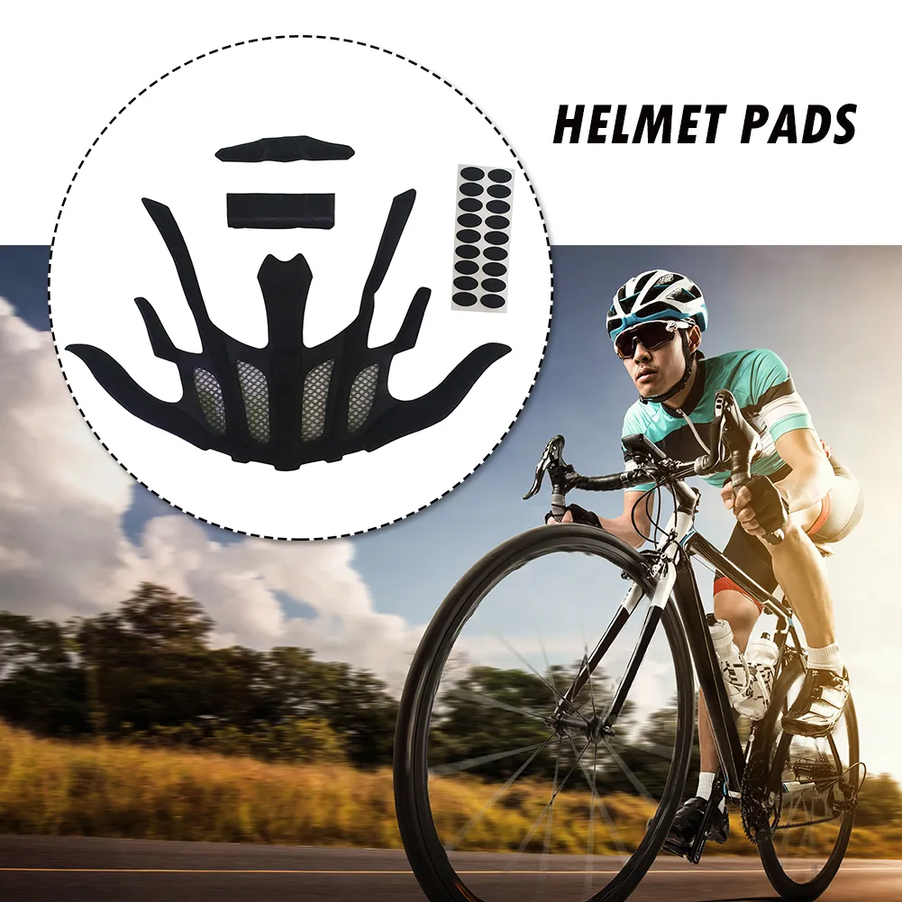 Premium Cycling Helmet Inner Sponge Padding Foam Pad Kit for Comfort ...