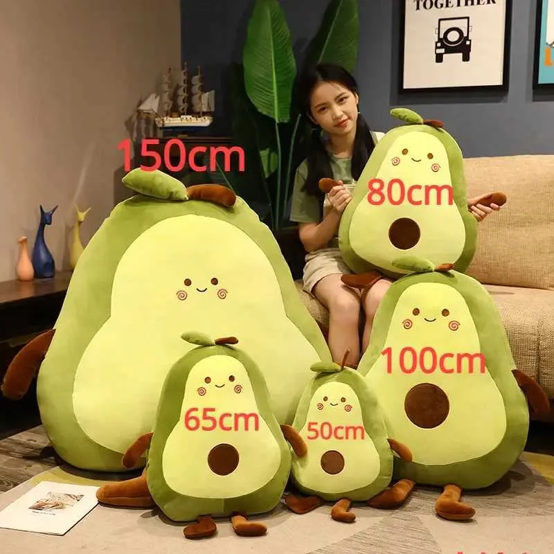Kawaii Giant Avocado Plush Avocado Pillow Soft Stuffed Fruit Green Plutan Pillie Doll For Girls Seping Room Decor And Cute Birthday Gift WX5.29 From Xpreal 5.27 DHgate.Com