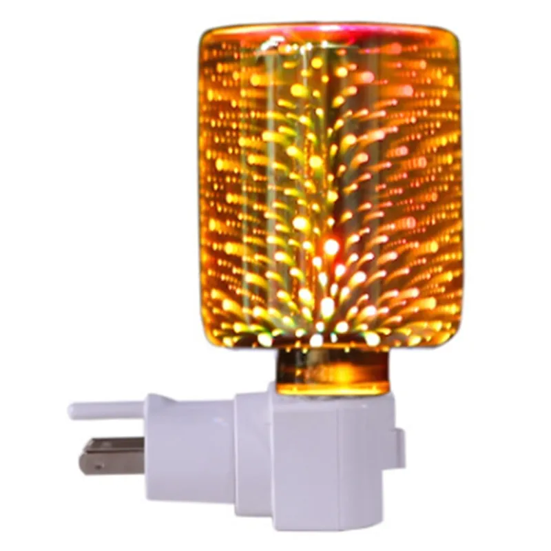 3D Night Light Electric Candle Aromatherapy Diffuser Warmer Wax Melt ...