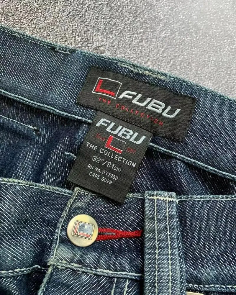 DHgate.com:Y2K FUBU Letter Baggy Jeans - Vintage Harajuku DHgate.com:Y2K FUBU Letter Baggy Jeans - Vintage Harajuku