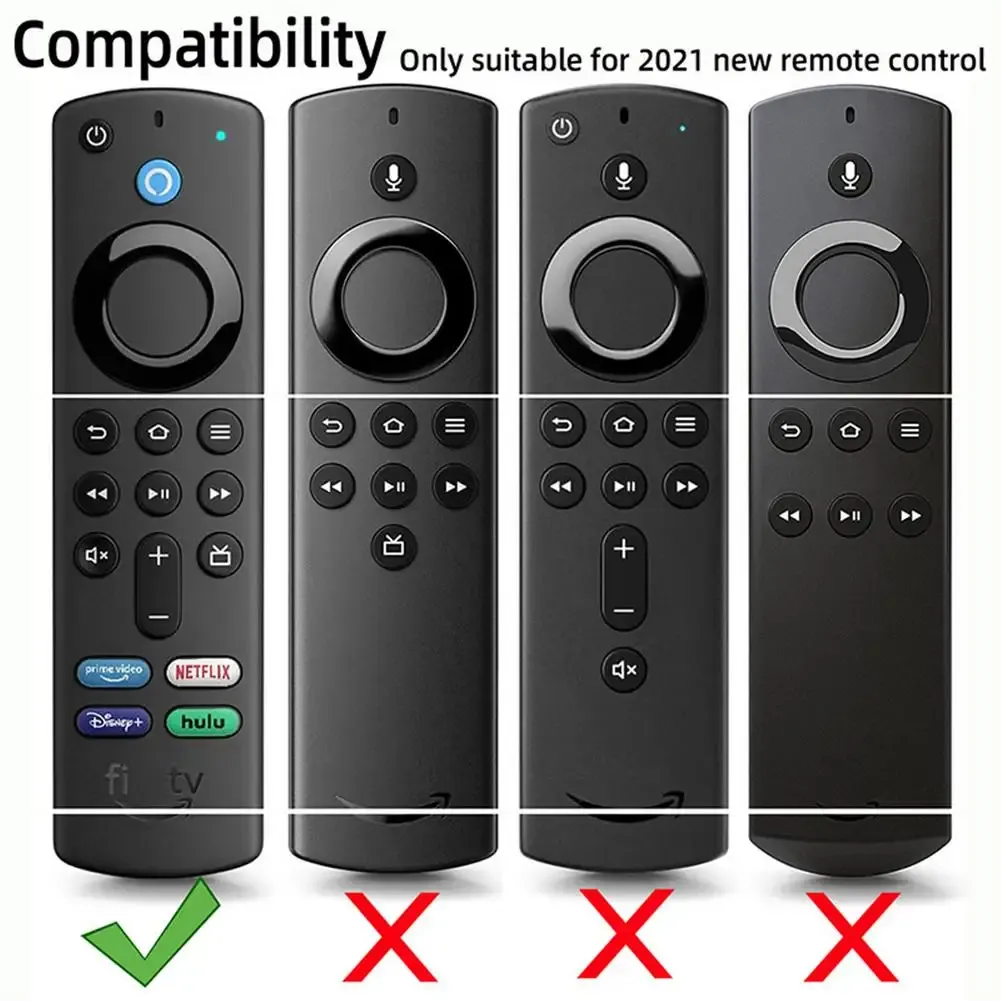 Replacement Firestick Remote Cover, Protective Silicone Case For