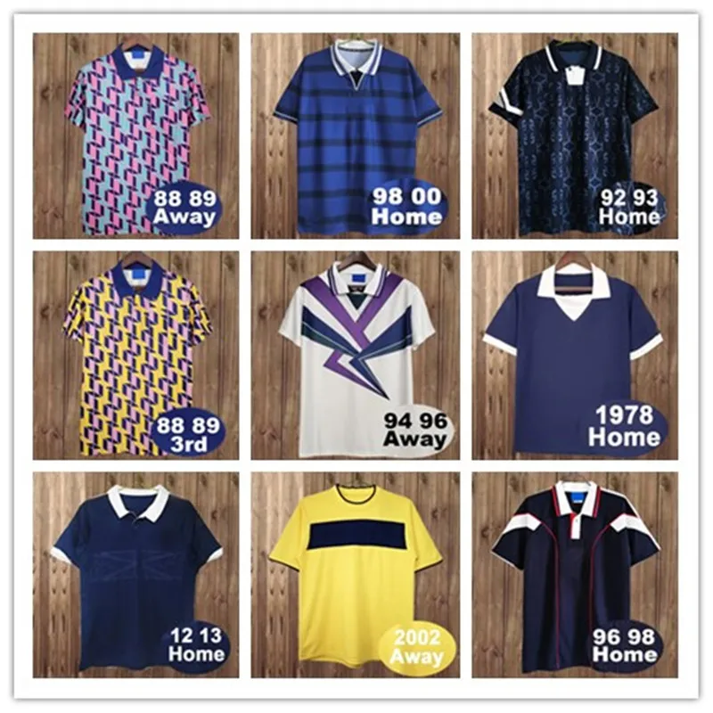 Scotland Retro Soccer Jersey 88 89 National Team  From