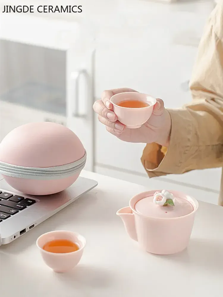 Teapot and cup set for two 2025