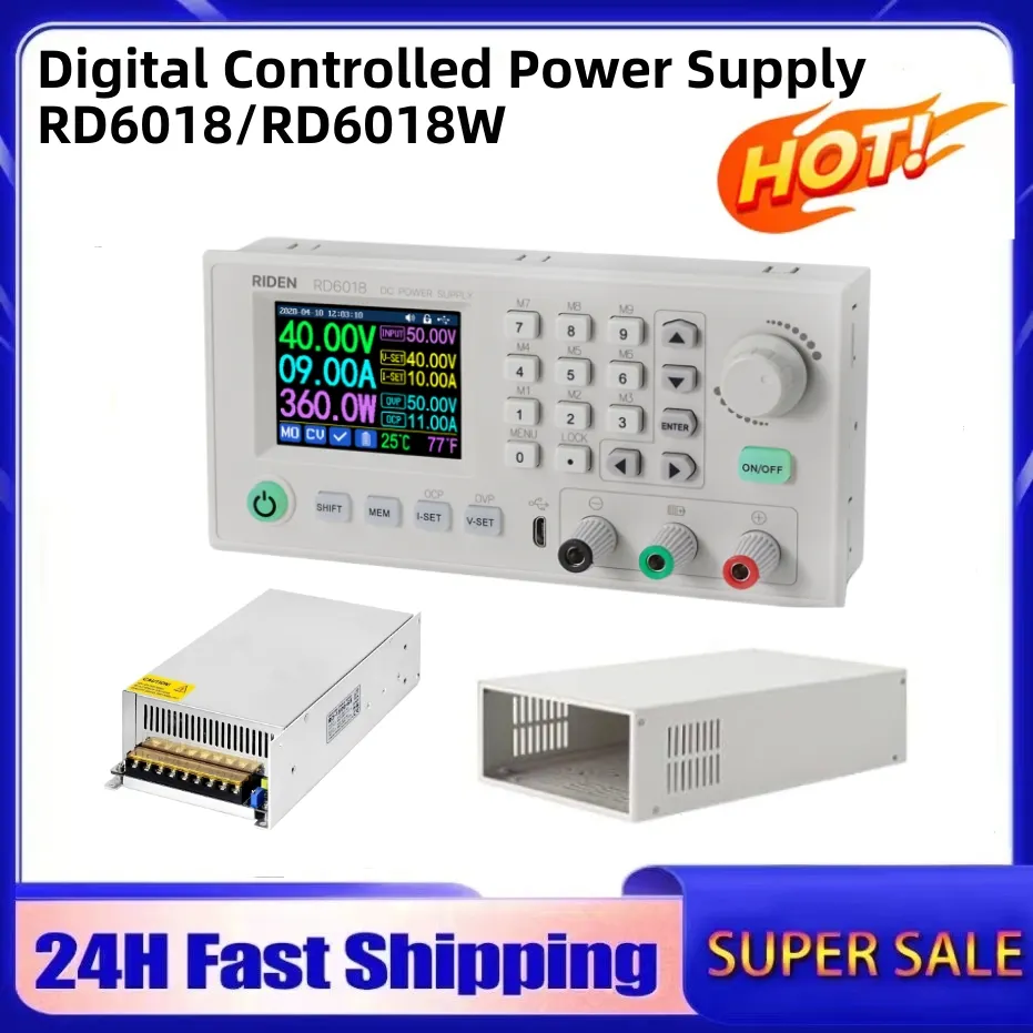 RD RD6018 DC DC USB Communication Digital Control Step Down Voltage 60V