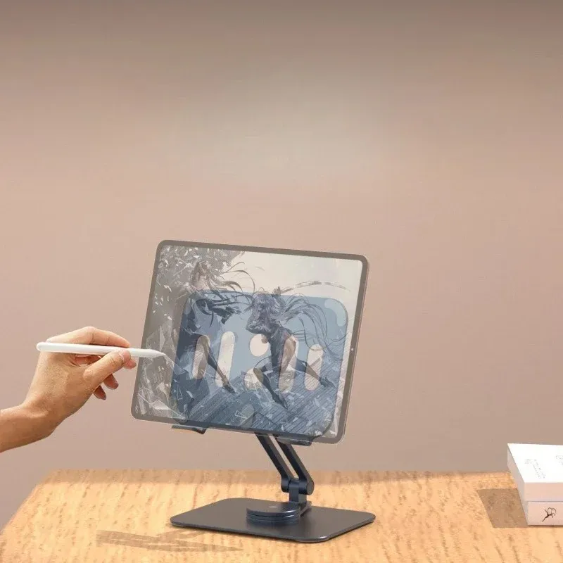 NEW Aluminum Alloy Rotating Tablet Stand, Desktop Pad Lifting, Portable  Folding Phone Stand, Tablet Computer Stand Wholesale