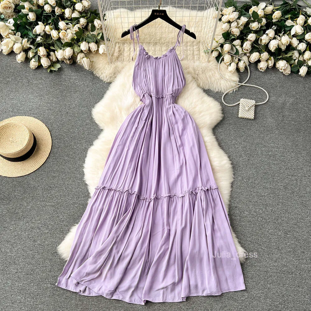 Purple Dress For Women In Summer 2024 New Seaside... From Join3, $35.68 |  DHgate.Com