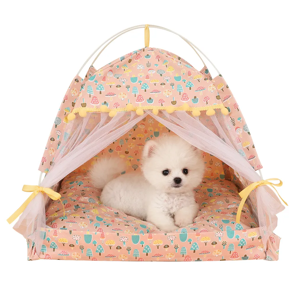 Small dog tent bed deals