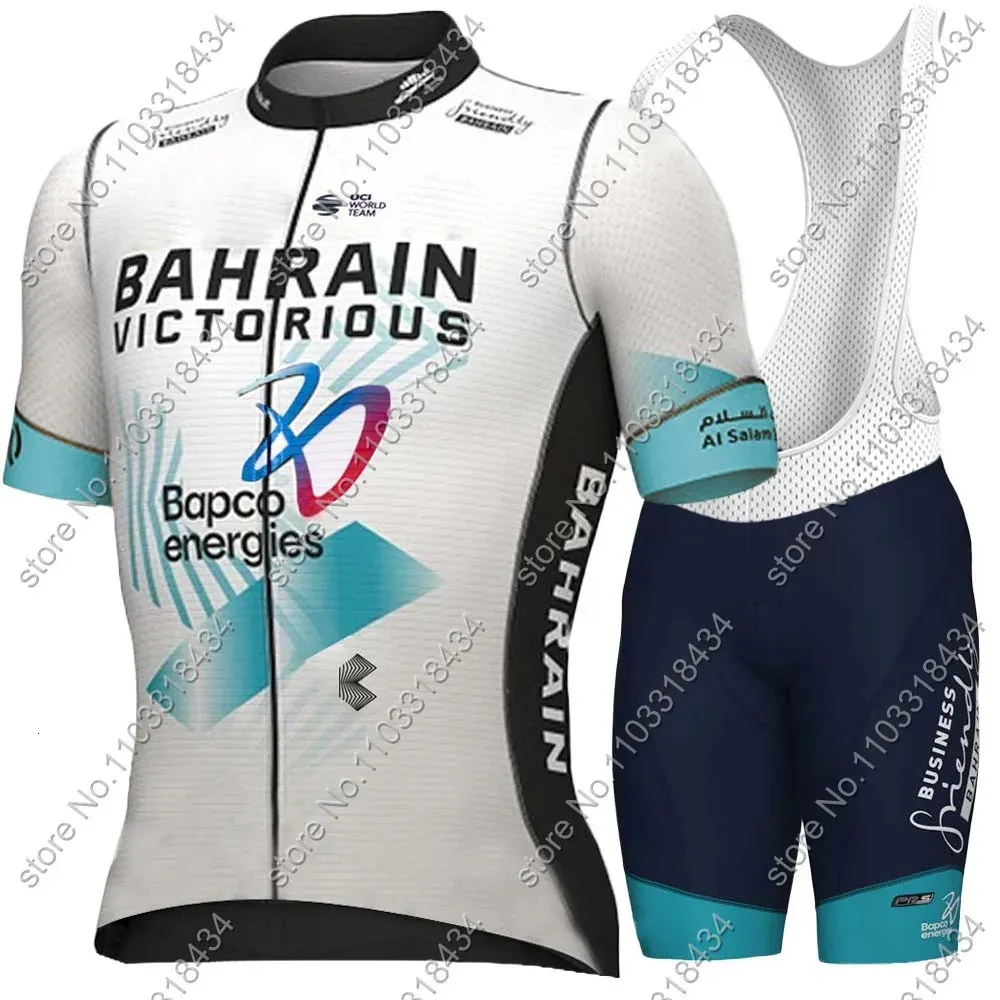 Bahrain Victorious Team Cycling Jersey Set Road Bike Shirts Suit With MTB Maillot Short Sleeve Clothing For Bicycle Bib Shorts From Huo06 30.76 DHgate.Com