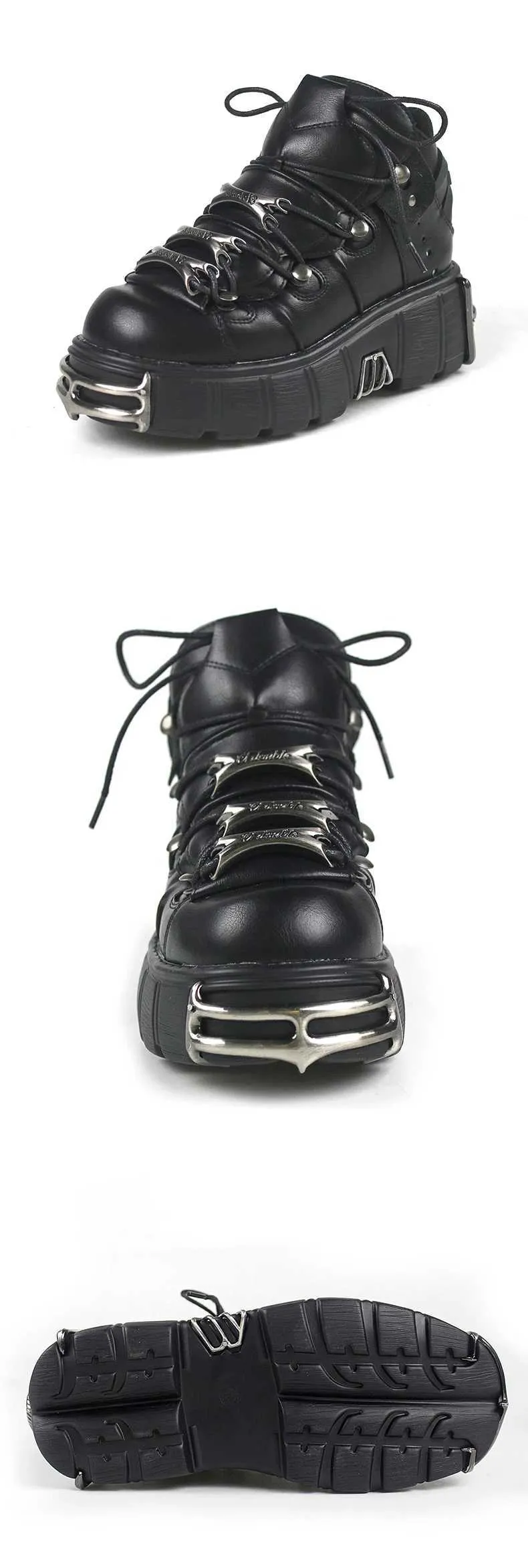 Chaussures De Style Punk, Chaussures De Style Rock, U-Double
