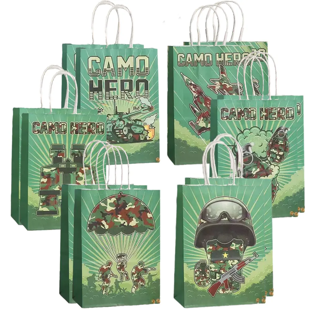 Camo Gift Bags Camouflage Birthday Party Favor Bags Goodie Treat Army For  Kids Boys Baby Shower Party Supplies Favors De 6,13 € | DHgate, image size:1000x1000
