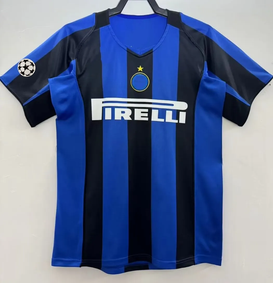 Vintage Adriano Recoba Vintage Soccer Kits With Milan, Figo