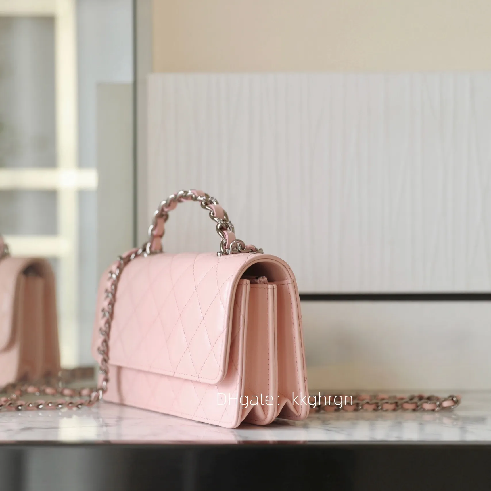 Ladies Designer Woc Flap Organ Bag With Diamonds Metal Handle Sier Hardware Matelasse Chain Quilted Leather Top Wallet Tote Cross Body Shoulder Handbag From 368 9 DHgate