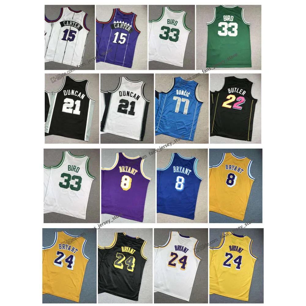 Mitchell Ness Kids Vince Carter basketball shirts Black White Yellow Sizes S XL