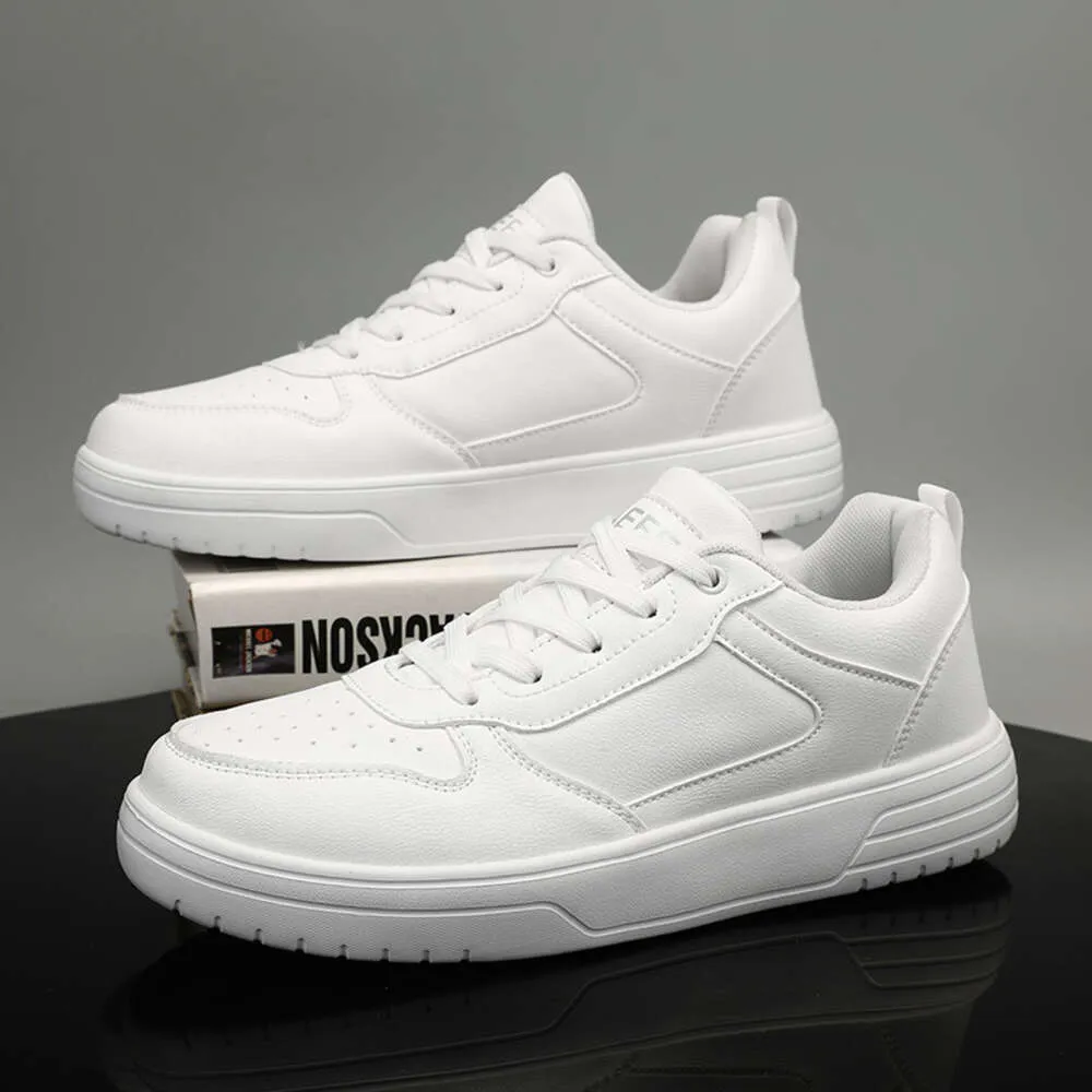 Lightweight Breathable White Sneakers - Casual Running Shoes