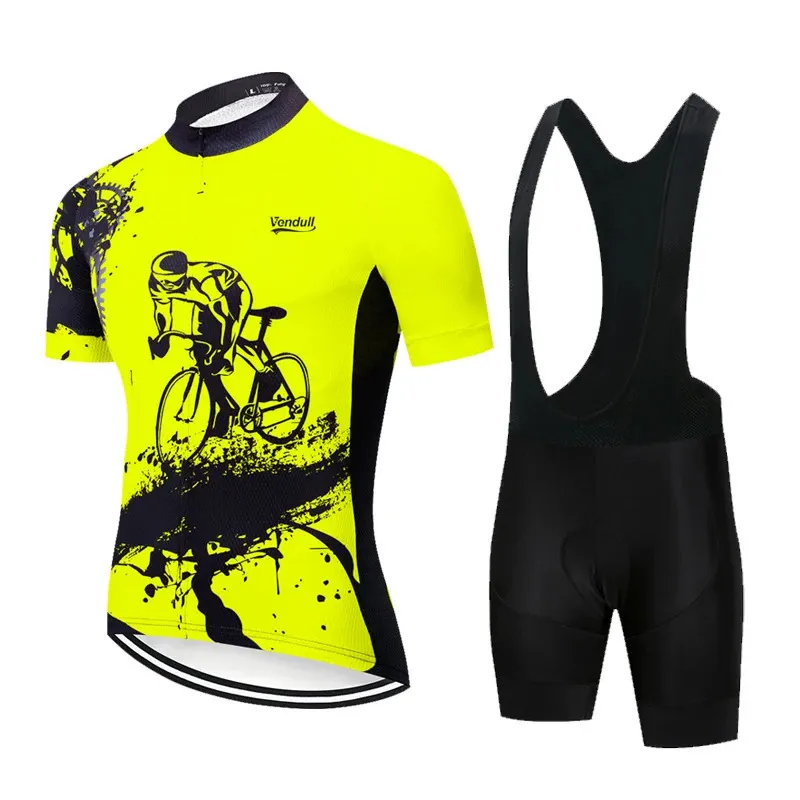 VENDULL Pro cycling outfit for men Set for Summer Mountain Biking Sportswear Suit for Men and Women 240531