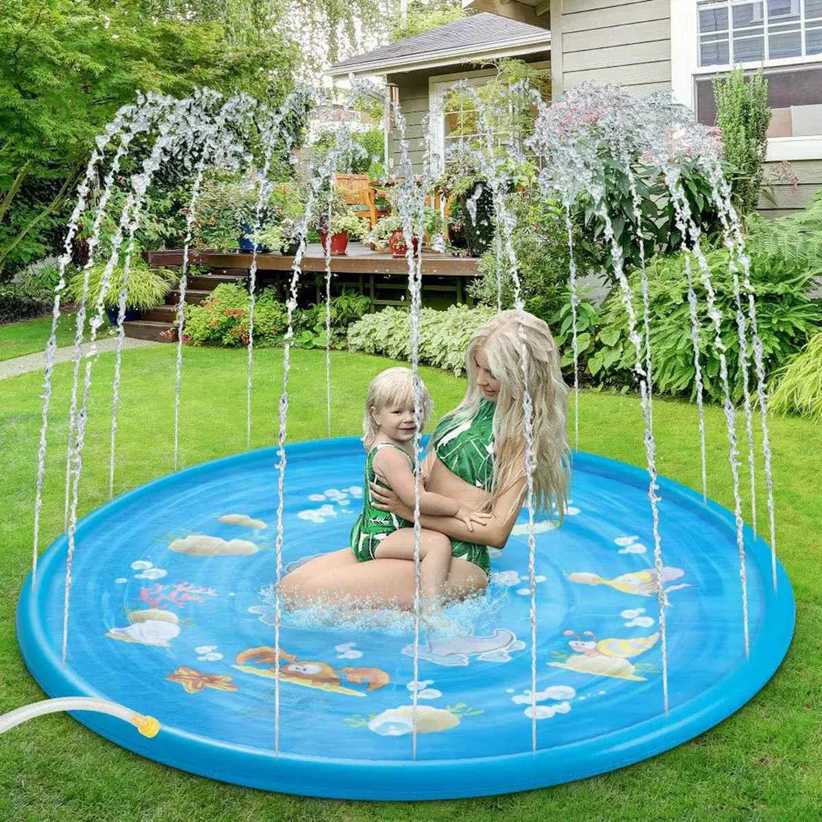 Splash sprinkler mat deals