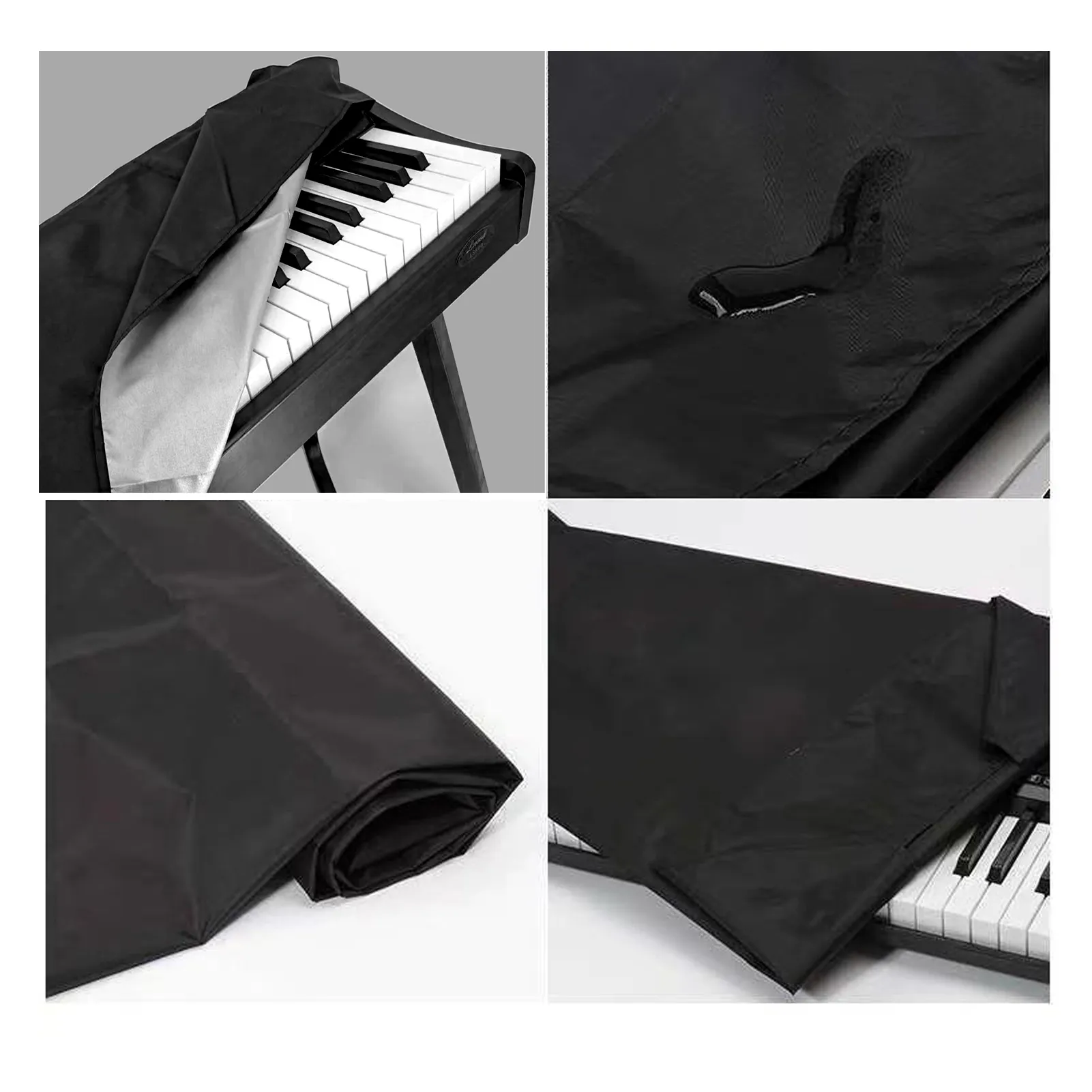 Piano keyboard dust cover for 88 keys sales