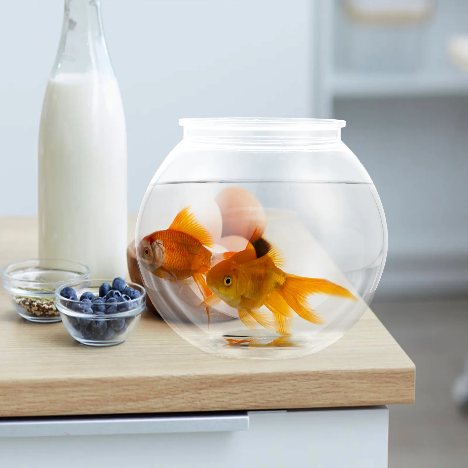 Tabletop fish tank outlet