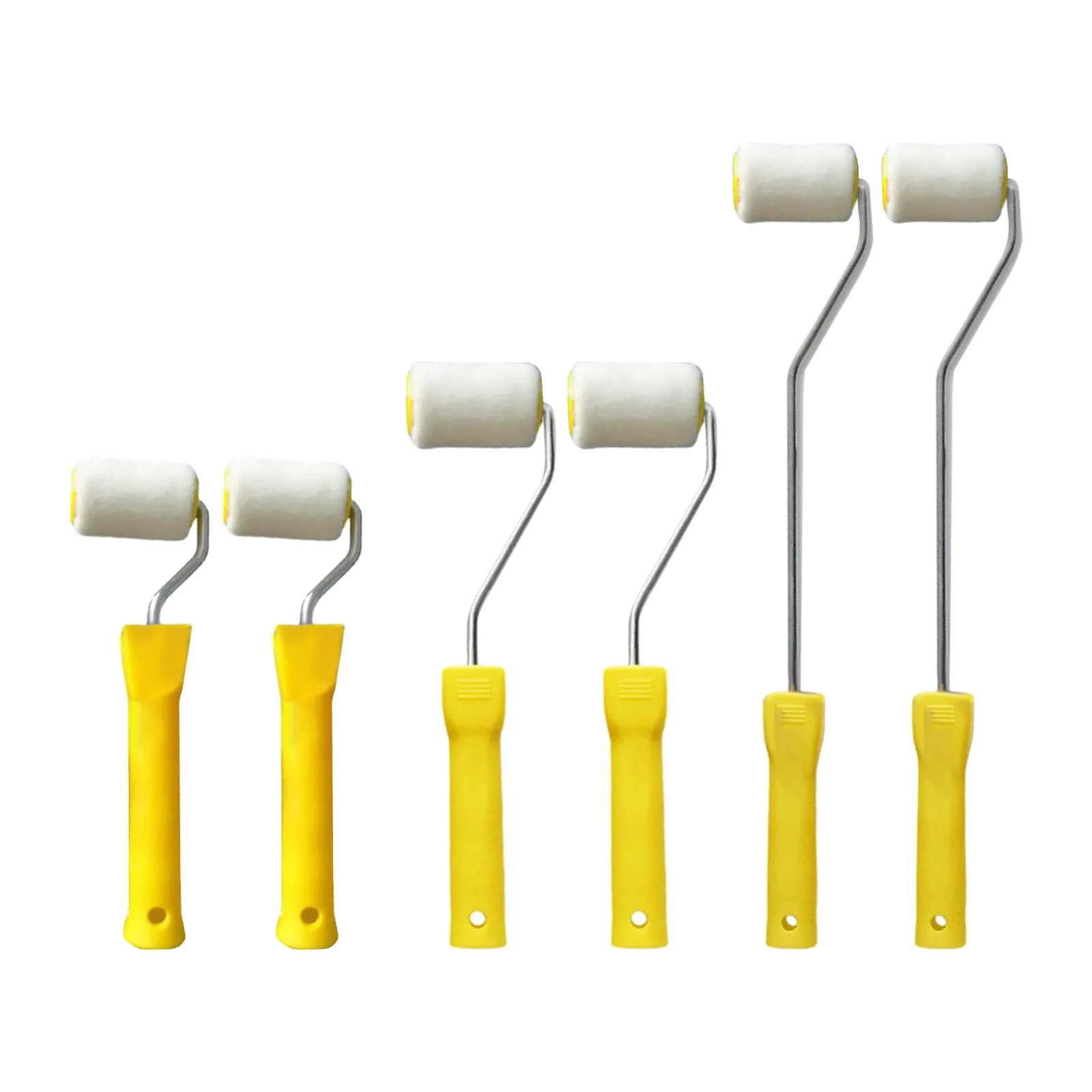 Mini Foam Roller Paint Brush Set With Covers For DIY Wall Stenciling And Household Use From Homepro19 11.11 DHgate.Com