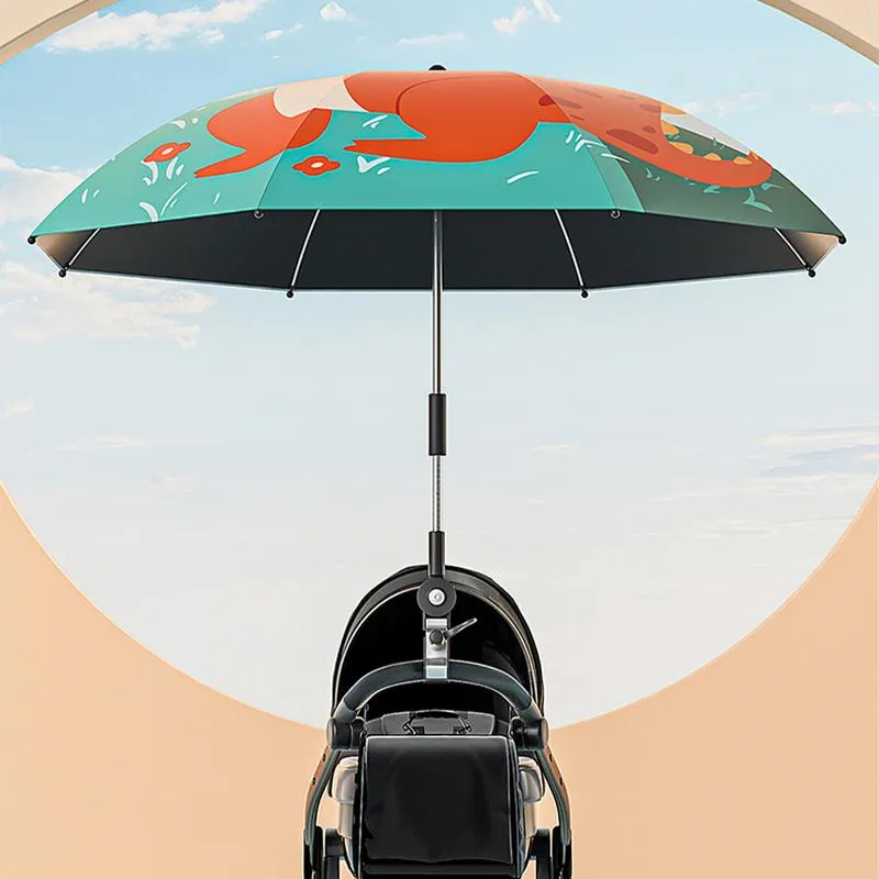 Baby Stroller Umbrella UV Protection Shade for Prams Strollers Pushchairs Adjustable Sun Visor for Baby Comfort