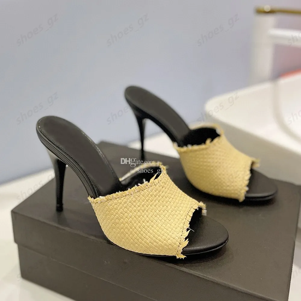 Designer high heel mules best sale